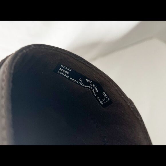 Clarks Brown Leather Slip on Shoes Size 6M - Picture 5 of 5